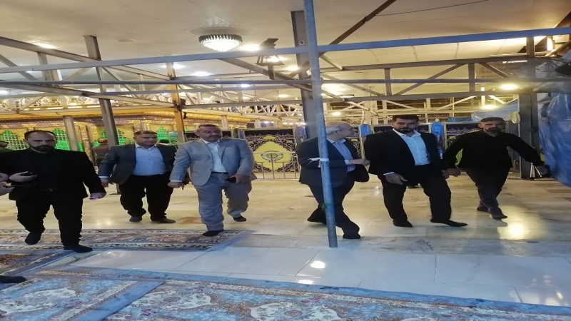نائب الامين العام للمزارات الشيعية الشريفة في رحاب العلوية الشريفة بنت الامام الحسن المجتبى (ع)