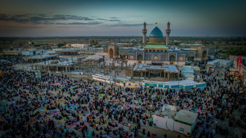 أجواء الزيارة وحركة الزائرين في ليلة الجمعة الأخيرة من شهر رمضان المبارك