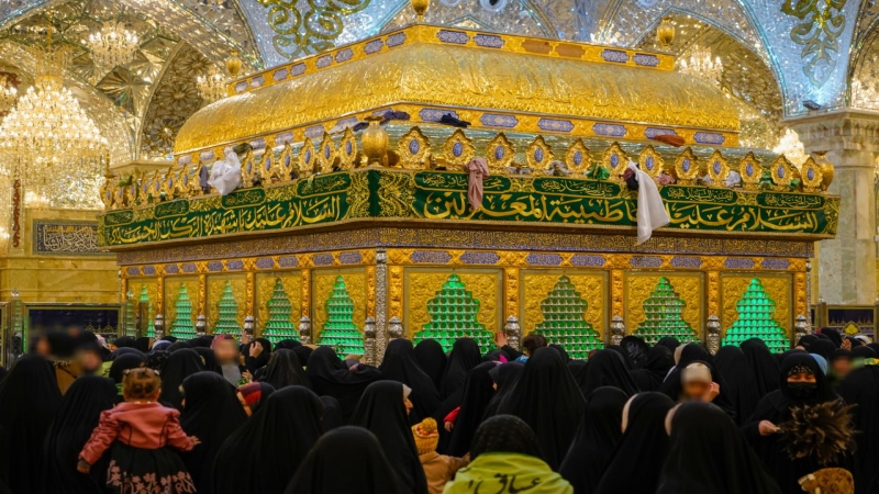حركة الزائرين في مزار العلوية الشريفة بنت الامام الحسن المجتبى (عليهما السلام)