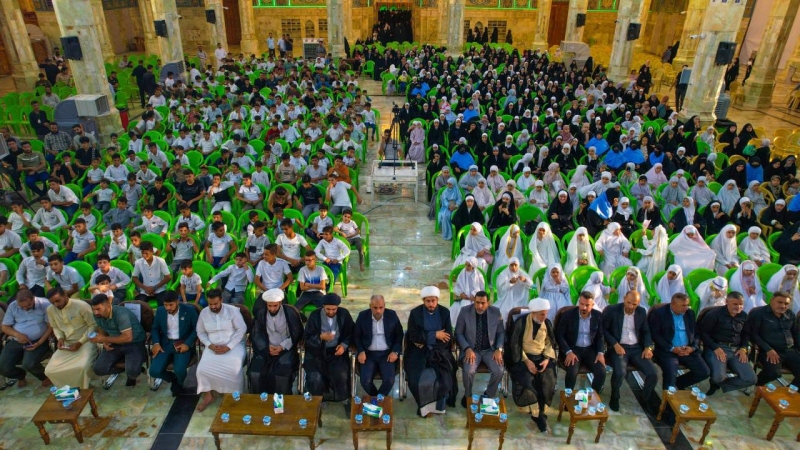 حفل تخرج طلاب الدورات الصيفية في المرقد المبارك ذكورا واناثا
