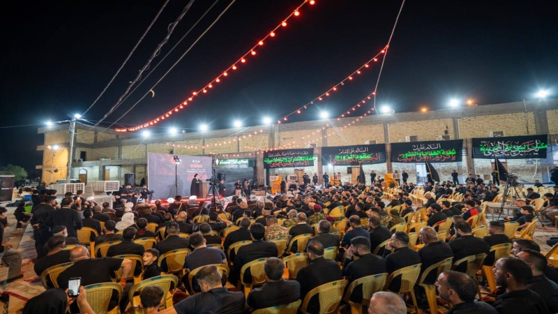 مراسيم رفع راية الإمام الحسن المجتبى (عليه السلام) في المرقد المبارك صفر1448