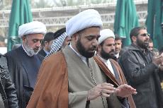صلاة  الجمعة بإمامة سماحة الأمين الخاص لمزار العلوية شريفة بنت الامام الحسن المجتبى (عليهما السلام) الشيخ رؤف الفتلاوي