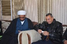 زيارة قائد شرطة بابل اللواء الحقوقي علي كوه الزغيبي الى مزار العلوية شريفة بنت الإمام الحسن المجتبى (عليهما السلام) ولقائة بأمين المزار.