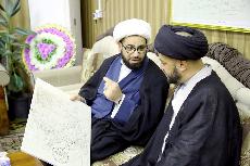 أسَتقبَل  الأمينُ الخاص لمَزار العَلويَّة الطاهرة شَريفة بنت الإمامُ الحَسن المُجتبى(عَليهما السلام)  معتمد المرجعية الدينية في قضاء الرميثة