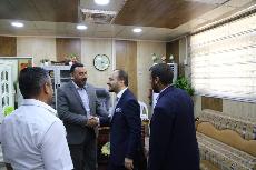 استقبل نائب الامين الخاص لمرقد العلوية شريفة بنت الامام الحسن(عليهما السلام)  مدير استثمارات الوقف الشيعي .