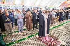 صلاة الجماعة العِبادية في مزار العلوية شريفة بنت الإمامُ الحَسن المُجتبى (عليهما السلام ) بإمامة سماحة الشيخ رؤوف الفتلاويَّ