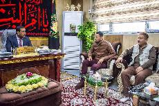 كادر قناة المسار الفضائية في ضيافة السيدة شريفة بنت الإمام الحسن المجتبى (عليهما السلام)