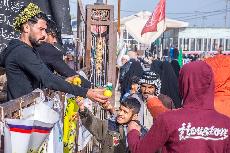 المواكب الحسينية  في مرقد العلوية شَريفة بنت الإمامُ الحَسن المجتبى(عليهما السلام) .