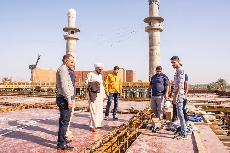 تسليح سقف الحرم الشريف المقطع (B)