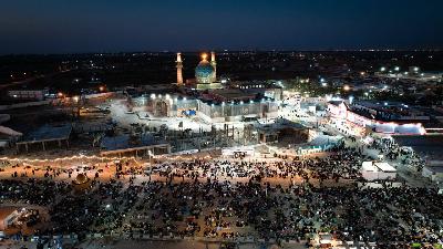 حركة الزائرين يوم 24 رمضان