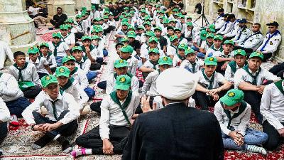 الأمانة الخاصة للمرقد الشريف تستقبل وفد جمعية كشافة الوارث