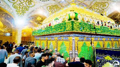 اجواء الزيارة من ضريح السيدة الشريفة بنت الامام الحسن المجتبى (عليها السلام) في  ايام عيد الاضحى المبارك