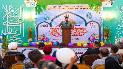 الأمانة الخاصة للمرقد المبارك تقيم محفل بذكرى ولادة الإمام موسى بن جعفر الكاظم (ع)