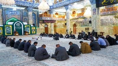استمرار الختمات القرآنية الرجبية في مرقد العلوية الشريفة بنت الامام الحسن المجتبى (عليهما السلام )