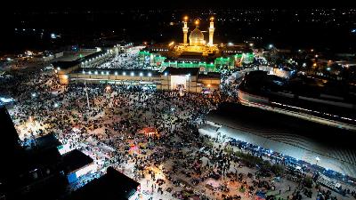 حركة الزائرين في مزار العلوية الشريفة بنت الامام الحسن المجتبى (عليهما السلام)