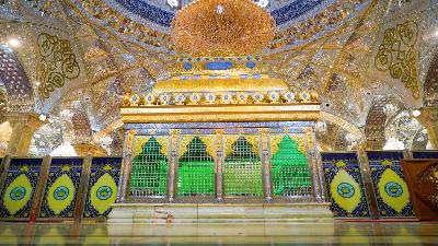 غسل وتعطير ضريح  مولاتنا الشريفة بنت الامام الحسن المجتبى  (عليها السلام)