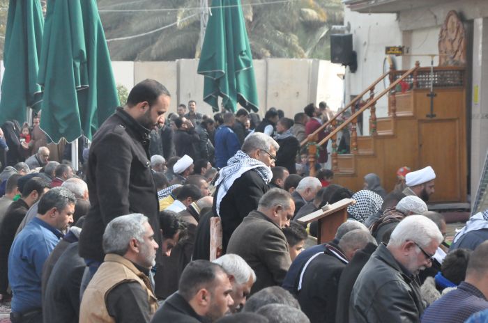 صلاة الجمعة بإمامة سماحة الأمين الخاص لمزار العلوية شريفة بنت الامام الحسن المجتبى (عليهما السلام) الشيخ رؤف الفتلاوي