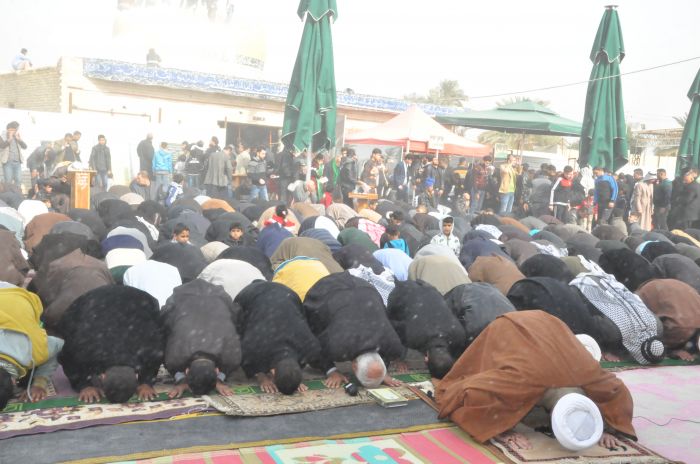 صلاة الجمعة بإمامة سماحة الأمين الخاص لمزار العلوية شريفة بنت الامام الحسن المجتبى (عليهما السلام) الشيخ رؤف الفتلاوي