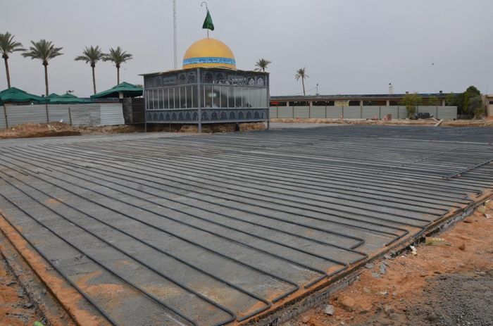 المباشرة في تسليح الحرم الشريف .