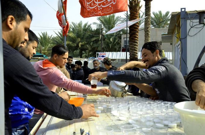 المواكب المعزية ( موكب ومضيف الزهراء الخدمي )