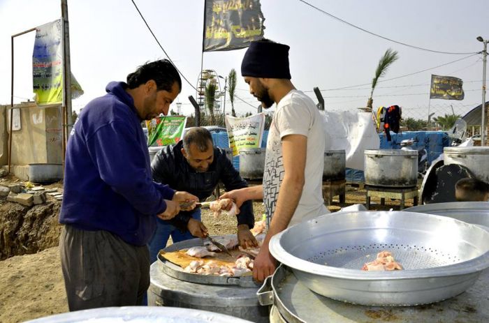 المواكب المعزية ( موكب ومضيف الزهراء الخدمي )