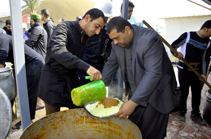 المواكب المعزية ( موكب ومضيف الزهراء الخدمي )