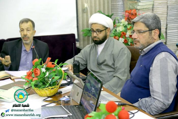 الاجتماع الدوري حول مشروع الإعمار والتوسعة.