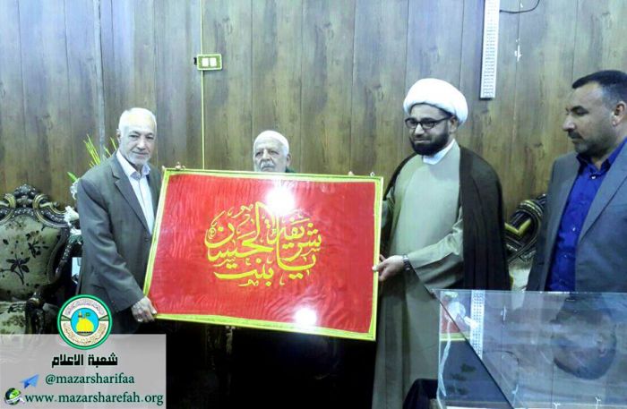 زارَ وفدٌ مِن الأمانة الخاصة لمزار العَلويَّة الطاهرة شَريفة بنت الإمامُ الحَسن المُجتبى (عليهما السلام) الأمين العام للمزارات الشيعية الشريفة سَماحَة