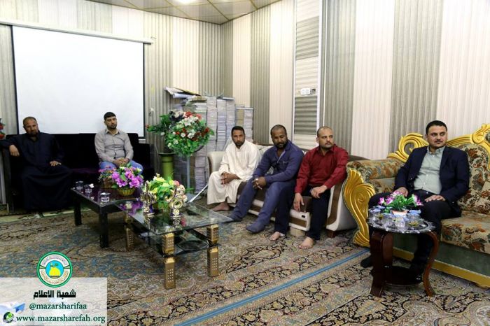 أستَقبلَ نائب الأمين الخاص مرقد العلوية الطاهرة شريفة بنت الإمام الحسن المجتبى (عليهما السلام)