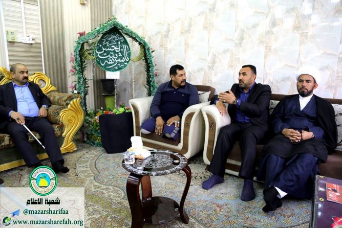 أستَقبلَ نائب الأمين الخاص مرقد العلوية الطاهرة شريفة بنت الإمام الحسن المجتبى (عليهما السلام)