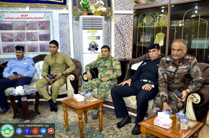 استقبال وفد من وزارة الداخلية / مديرية شؤون الشهداء والجرحى