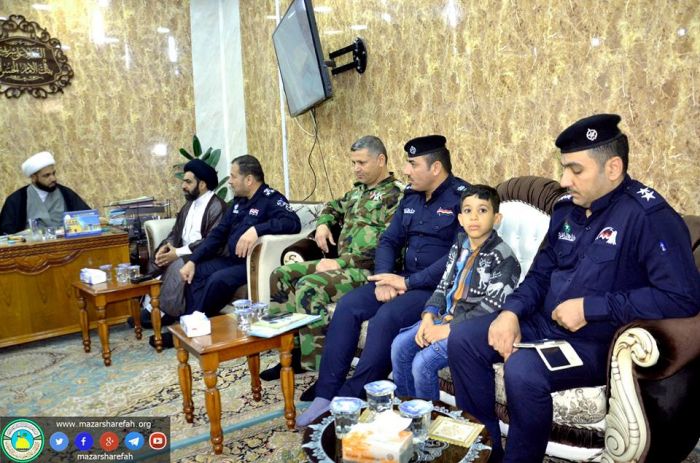 استقبال وفد من وزارة الداخلية / مديرية شؤون الشهداء والجرحى