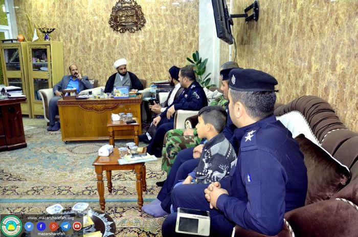 استقبال وفد من وزارة الداخلية / مديرية شؤون الشهداء والجرحى