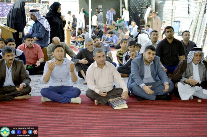 مَجلس عَزاء حُسيني ،بمناسبة ذكرى شَهادة الإمام علي بن محمد الهادي (سَلامُ الله عليه) حيثُ أرتقى المنبر الخطيب الحسيني سَماحة الشيخ: عبد الله الدجيلي