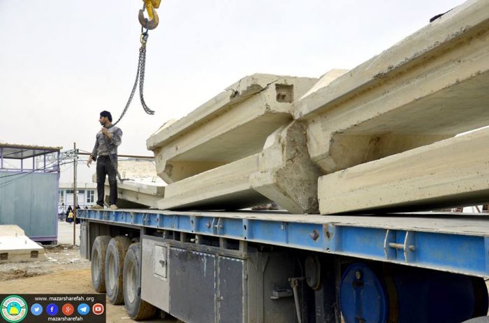 في مشروع الإعمار و التوسعة في أعماله المتقدمة