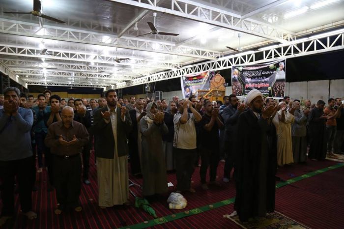 أُقِيمت صلاة الجماعة العِبادية في مزار العلوية شريفة بنت الإمامُ الحَسن المُجتبى (عليهما السلام ) بإمامة سماحة الشيخ حامد الجمالي.