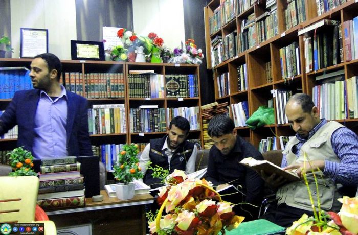 أقام مركز علوم القرآن في مزار العلوية الطاهرة شريفة بنت الإمام الحسن المجتبى (عليهما السلام) درس في أحكام التلاوة