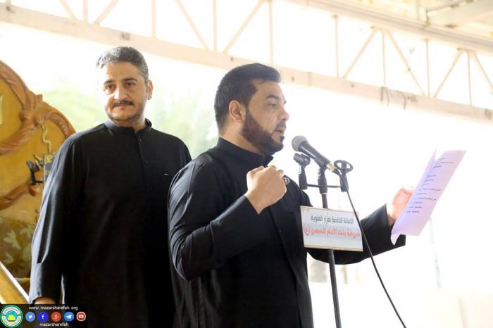 مجلس عزاء حُسيني حيث أرتقى المنبر الرادود الحُسيني :أبو حيدر الكويتي والملة أبو أسماء الديواني