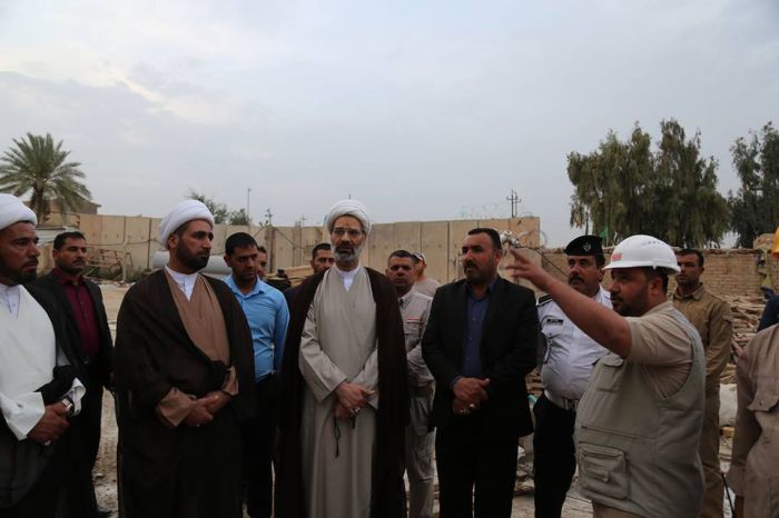 استقبل نائب الأمين الخاص لمزار العلوية شريفة بنت الأمام الحسن المجتبى (عليهما السلام) الأستاذ حيدر الخفاجي الأمين العام للمزارات الشيعية الشريفة سماحة