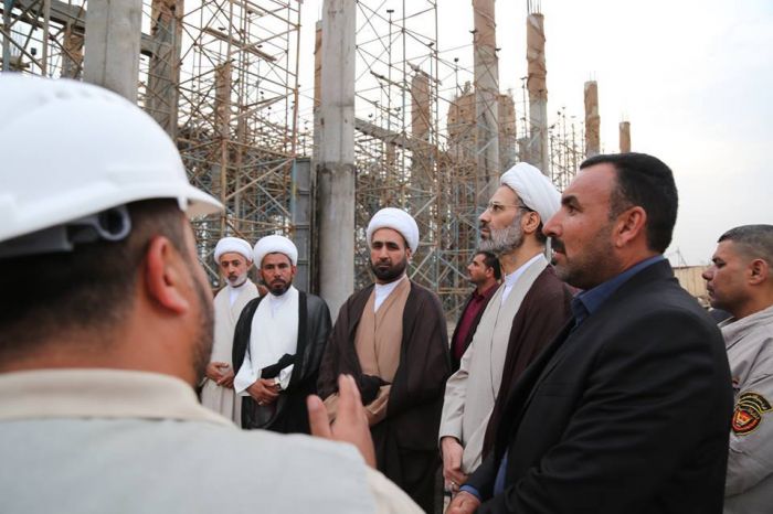 استقبل نائب الأمين الخاص لمزار العلوية شريفة بنت الأمام الحسن المجتبى (عليهما السلام) الأستاذ حيدر الخفاجي الأمين العام للمزارات الشيعية الشريفة سماحة