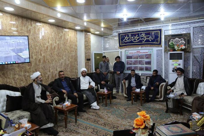استقبل نائب الأمين الخاص لمزار العلوية شريفة بنت الأمام الحسن المجتبى (عليهما السلام) الأستاذ حيدر الخفاجي الأمين العام للمزارات الشيعية الشريفة سماحة
