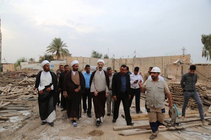 استقبل نائب الأمين الخاص لمزار العلوية شريفة بنت الأمام الحسن المجتبى (عليهما السلام) الأستاذ حيدر الخفاجي الأمين العام للمزارات الشيعية الشريفة سماحة