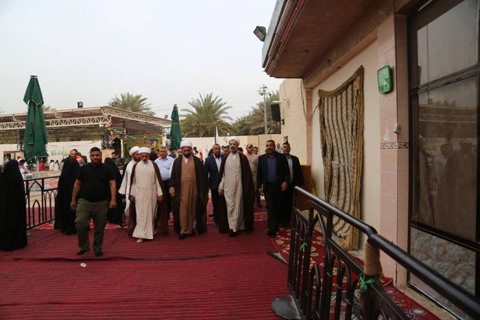 استقبل نائب الأمين الخاص لمزار العلوية شريفة بنت الأمام الحسن المجتبى (عليهما السلام) الأستاذ حيدر الخفاجي الأمين العام للمزارات الشيعية الشريفة سماحة