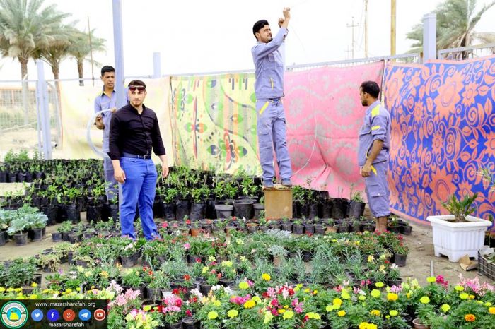 شعبة الزراعة في مَزار العلويَّة الطاهرة السَيدة شَريفة بنت الإمام الحَسن المُجتبى (عليهما السلام)