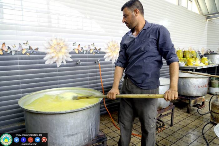 تواصل شعبة المضيف في مرقد العلويَّة الطاهرة شريفة بنت الإمام الحسن المجتبى (عليهما السلام)