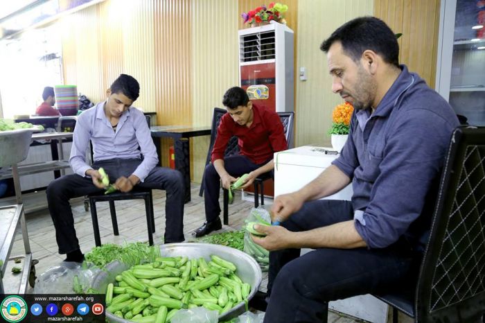 تواصل شعبة المضيف في مرقد العلويَّة الطاهرة شريفة بنت الإمام الحسن المجتبى (عليهما السلام)