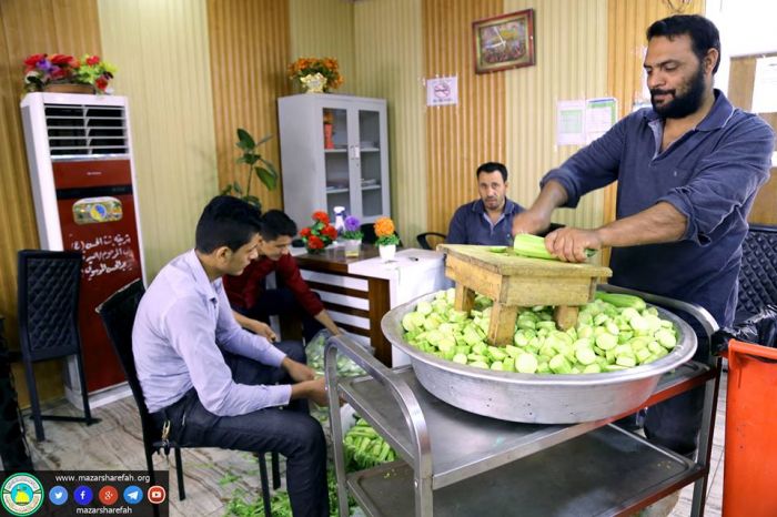تواصل شعبة المضيف في مرقد العلويَّة الطاهرة شريفة بنت الإمام الحسن المجتبى (عليهما السلام)
