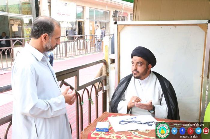 قسم الاستفتاءات الشرعية في مزار العلوية شريفة بنت الامام الحسن(ع)