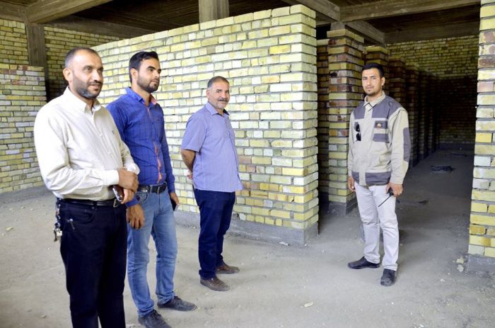 أشرافِ وَمتابعة من قبل دائرة المُهندس المقيم و الشعبة الهندسية التابعة لمزار العَلويَّة شريفة بنت الأمام الحَسن المُجتبى (عليهما السلام).