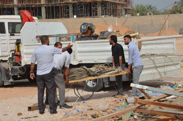تستمر شعبة الصيانة في اعمالها في مزار العلوية شريفة بنت الإمام الحسن المجتبى(عليهما السلام).